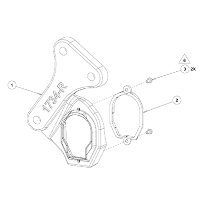 Product - AXON SIGNAL SENSOR BRACKET 1734 L+R - 101945